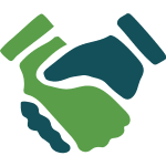 Icon of hands being shaken